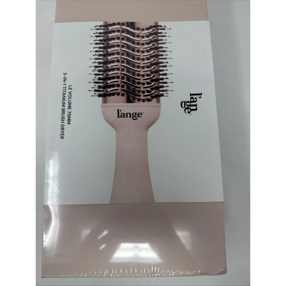 L'ANGE Le Volume 2-in-1 Volumizing Blow Dryer Brush NEW  Lange 60mm Blush Pink